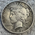 1921 Peace Silver Dollar – High Relief U.S. Silver Coin
