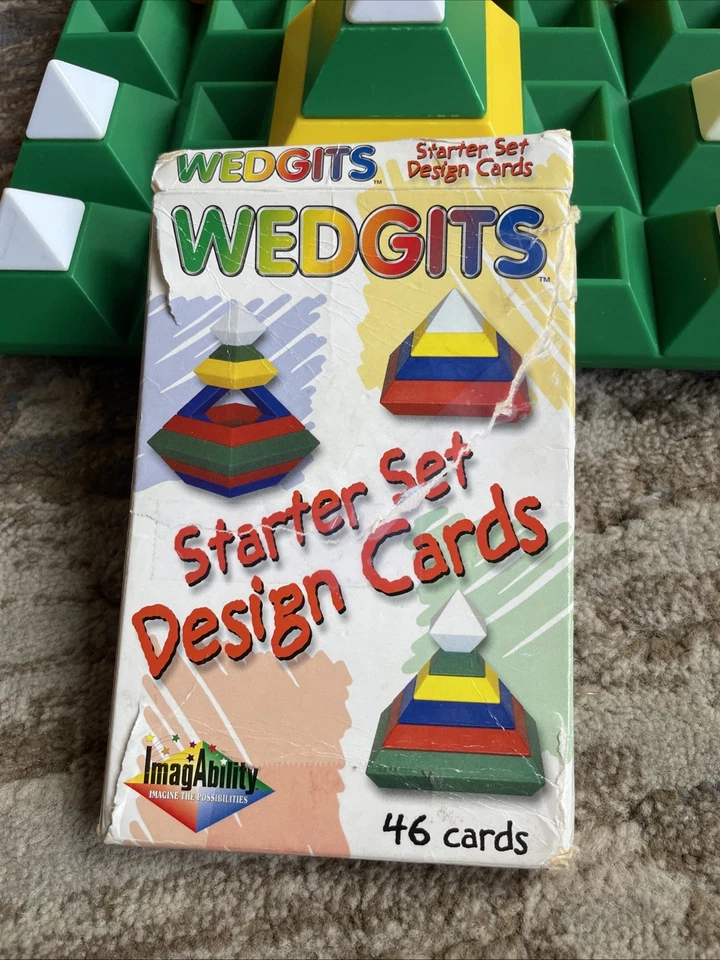 Wedgits Building Blocks Imagination Set 52 Pieces+46 Design Cards - Image 2 of 4