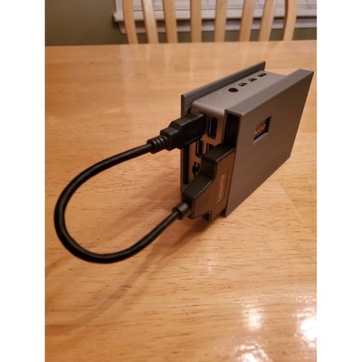 Raspberry Pi 4 Flirc and SSD enclosure 3d Printed