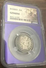1909 Barber Quarter 25c NGC GENUINE Purple Core