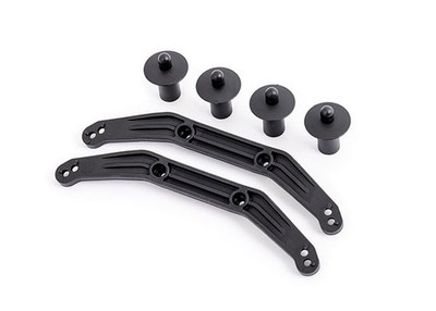 Traxxas 1/10 Hoss 4x4 VXL * Extreme Heavy Duty F/R Body Mounts * 9016