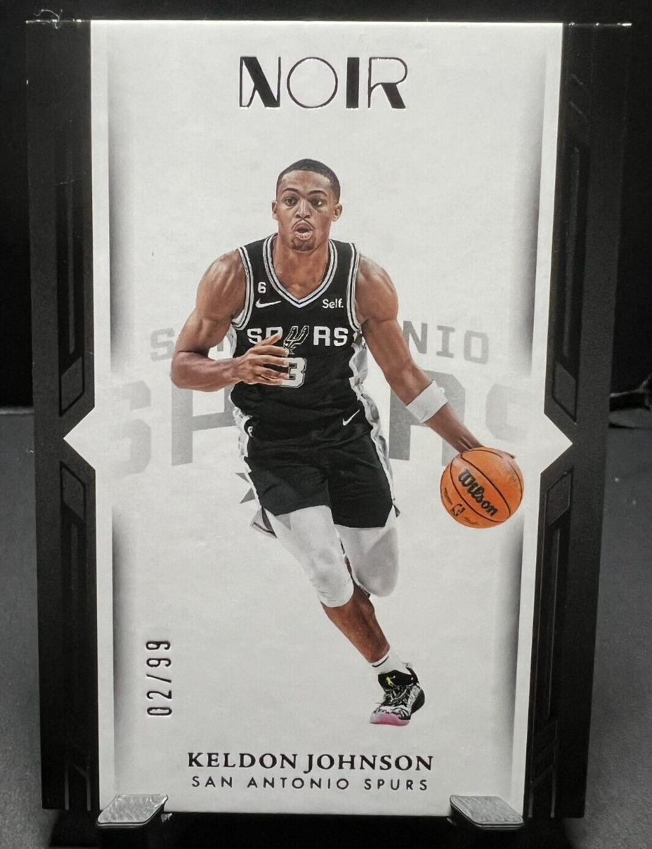 2022-23 Panini Noir Icon Edition 02/99 Keldon Johnson #114 | eBay