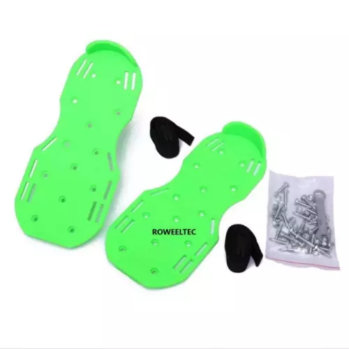 One Pair Rigid Spiked Shoes for Epoxy Ardit Self Leveling Floors Aeration Latex - Picture 1 of 14
