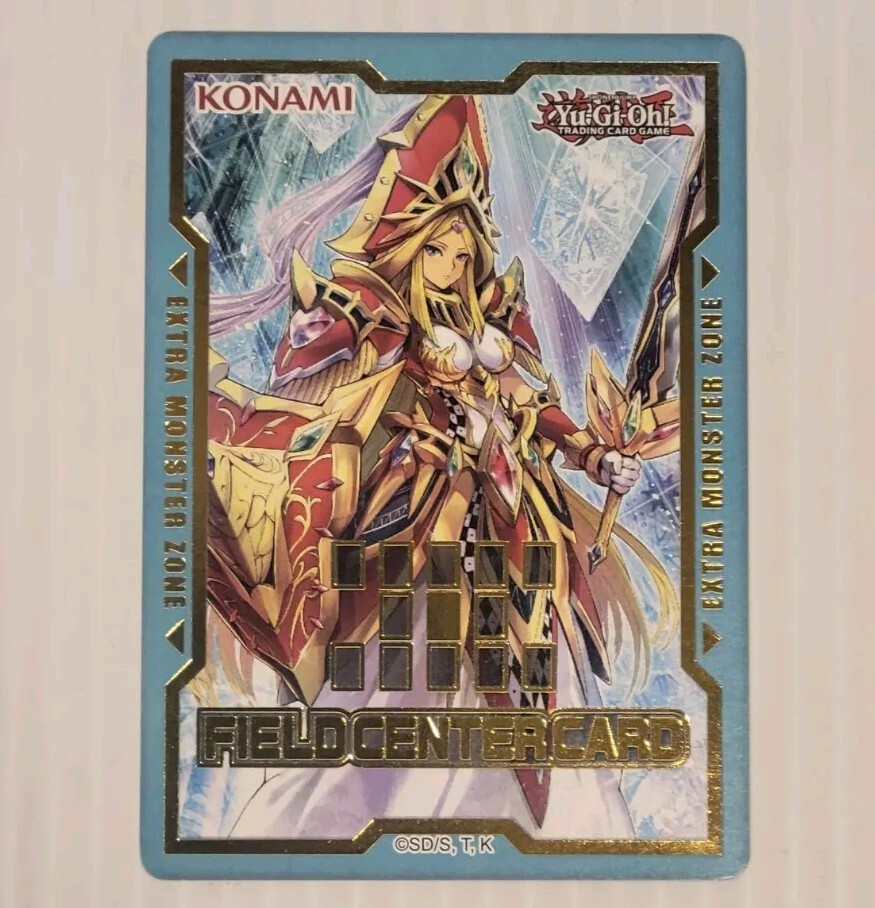 YuGiOh Day Promo Field Center Queen's Knight TCG Card Konami