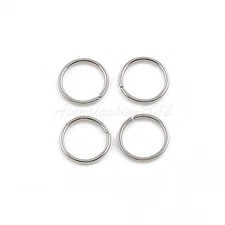 18G 20G 22G Silver Color Seamless Nose Hoop Ear Tragus Ring 1/4“ 5/16'' 3/8'' 