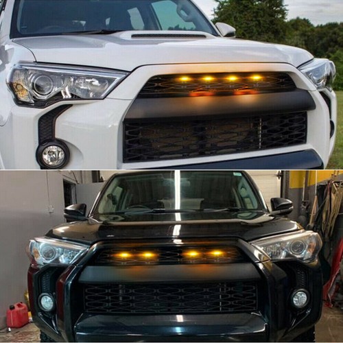 Set of 4pcs Grille Led Amber Lights Light For Toyota 4Runner TRD Pro 2014-2021 - Picture 12 of 12
