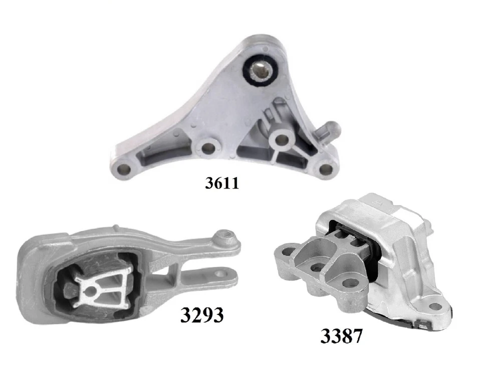 Montaje de motor y transmisión 3 piezas apto para Buick Encore/Chevrolet Trax 2013-2022 1,4 L Foto 2 de 4