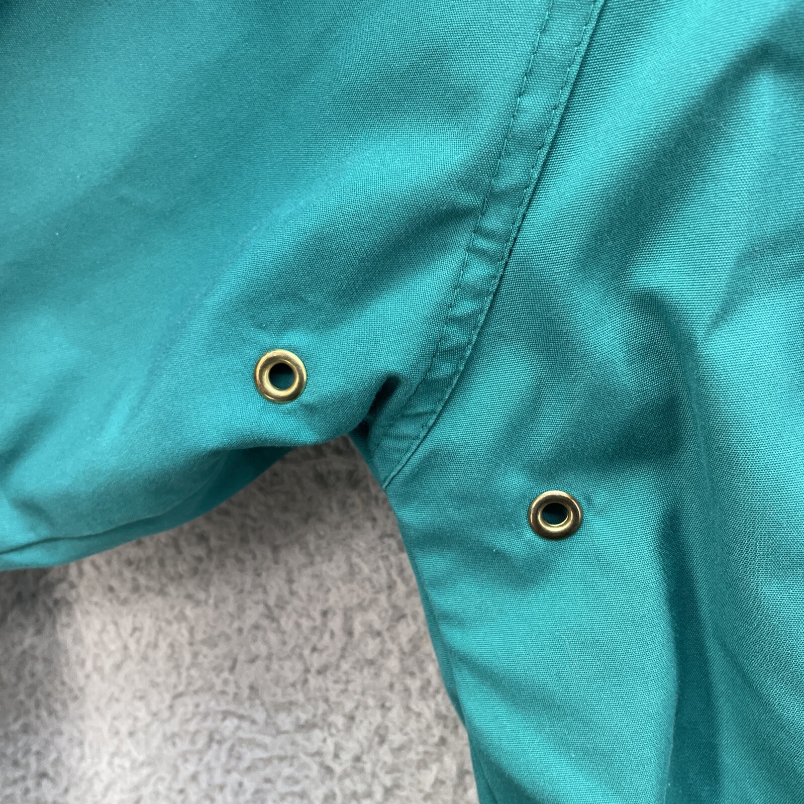 Basic Editions Jacket Womens Small Green Blue Dra… - image 16