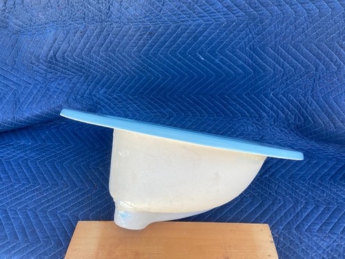 Vintage P Jackson Blue Drop in Sink - Picture 13 of 22