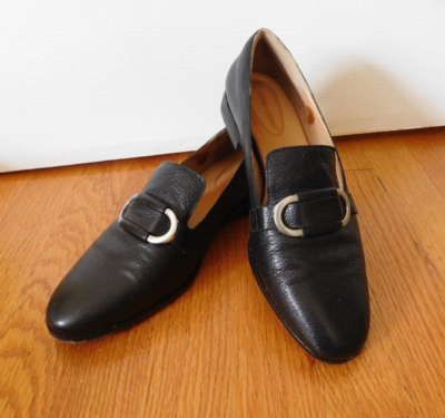 CC Corso Como CLARRAH Women Soft Leather Loafer Flats Black Size