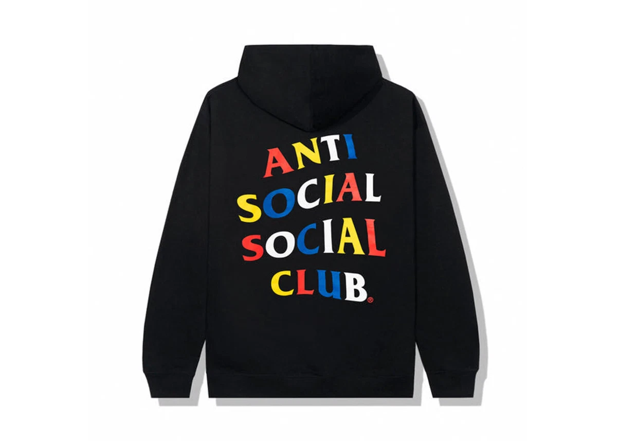 DS NEW Anti social social Club no hope for us Black Hoodie L ASSC CPFM