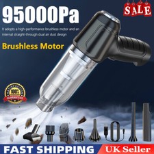 95000PA USB Rechargeable Cordless Vacuum Cleaner Car Handheld Power Suction UK