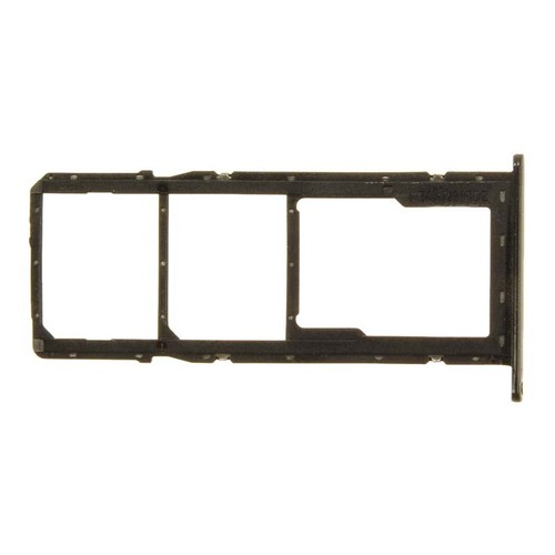 SIM Micro SD Card Tray Dual for Samsung Galaxy A11 Black Replacement Replace - 第 2/2 張圖片