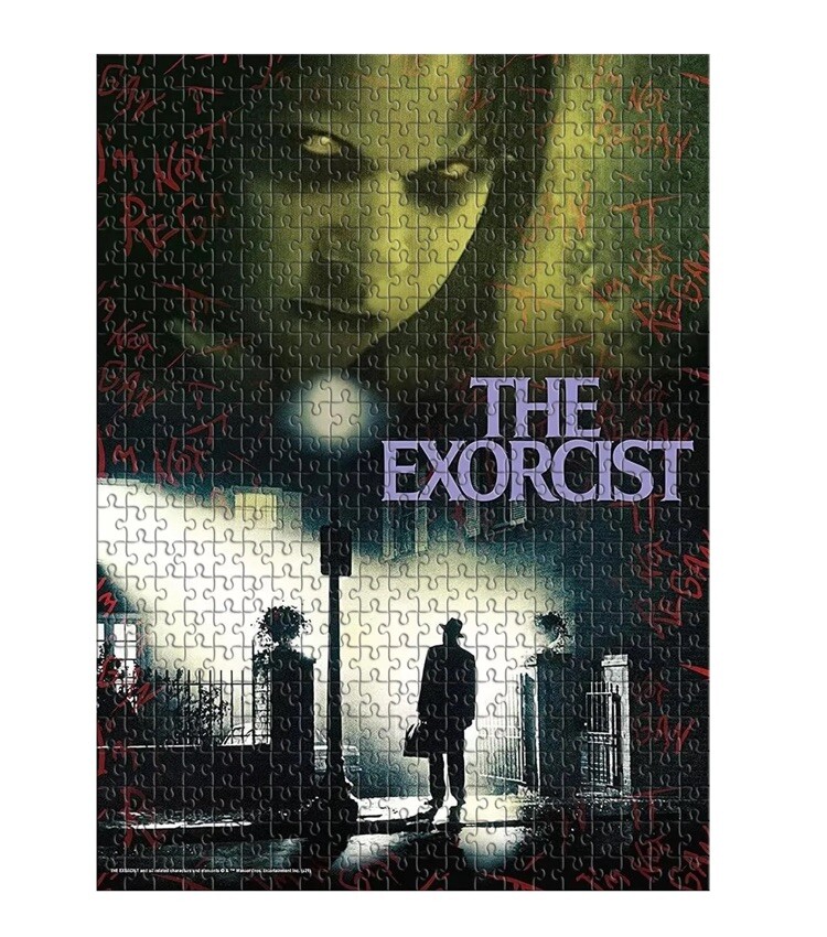 The Exorcist Horror Movie Coffin Box 500 Piece Jigsaw Puzzle By
