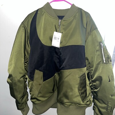 NIKE THERMA-FIT SYNTHETIC REVERSIBLE BOMBER BIG SWOOSH DD6055-326 SIZE 2XL