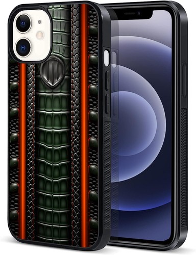 Art crocodile leather Phone Cover For Apple iPhone 11 12 13 14 15 Pro Max - Picture 8 of 30