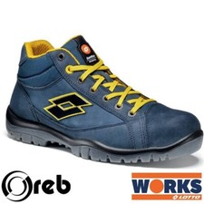 Scarpe Antinfortunistiche Lotto Jump 300 II Mid S3L SR FO Blue/Blazing Yellow