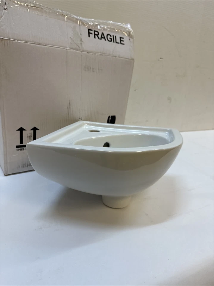 Lavabo esquinero Barclay Petite 4-745WH Foto 2 de 4