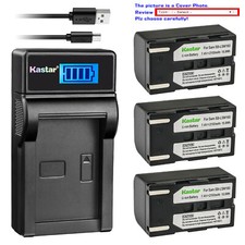 Kastar Battery LCD USB Charger for Samsung SB-LSM160 Samsung SC-D453 Camcorder