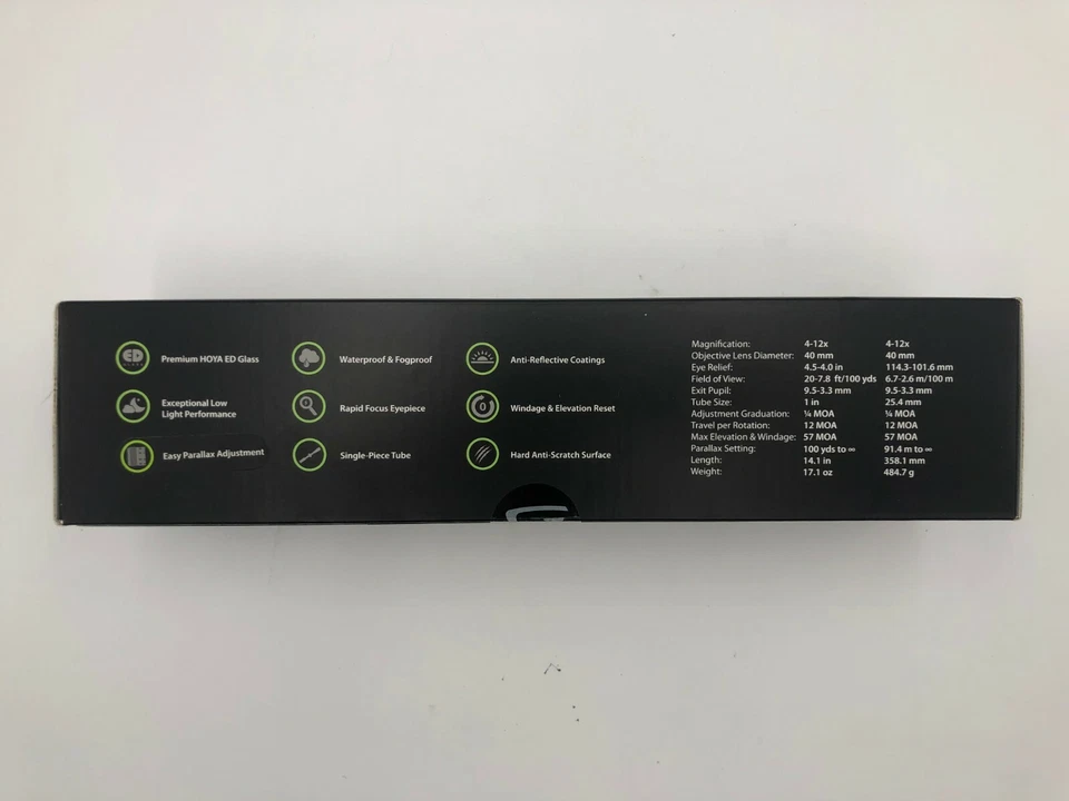 Vanguard Endeavor RS 41240D Riflescope, HOYA ED Glass Water & Fog Proof NIB - Image 3 of 4