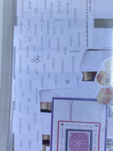 Stamping Up Rubber Wood Stamp Sets YOU PICK List #3 Complete Crafts Scrapbooking - Picture 280 of 896