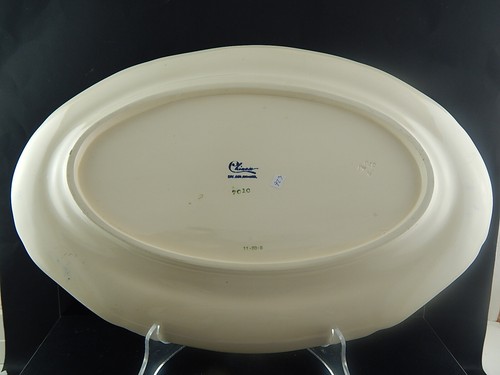 Ancient Tray Ravier Decor Chinese White Blue Soc Ceramic Richard Milan - Picture 4 of 5