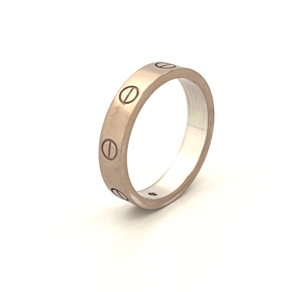 ■Cartier■カルティエ LOVE RING SMALL 1 DIAMOND Cartier Love Band Ring Small Model 1 Diamond White Gold 18K