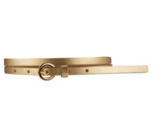 Nike Golf Gold Belt Women’s Skinny 815850 707. 98cm Including Buckle