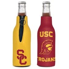 USC TROJANS 12 oz KOOZIE INSULATED BOTTLE HOLDER NEW WINCRAFT 👀