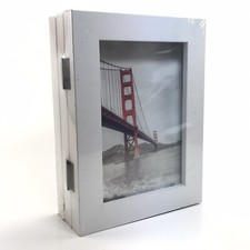 Golden State Art 4x6 3-Panel Picture Frames White 