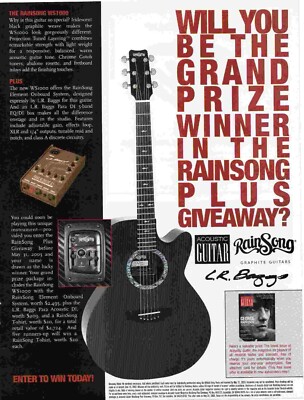 POT9 BILD/WERBUNG 11X8 RAINSONG WS100 GITARRE