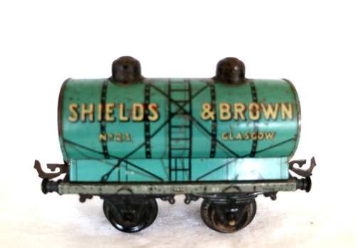 AC4327: Vintage Bing 0 Gauge 'Shields & Brown ' Tank Wagon No.23 - Picture 3 of 5