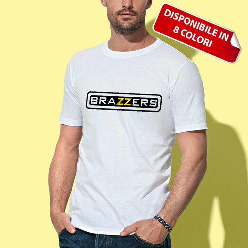 T-SHIRT BRAZZERS T SHIRT MAGLIETTA NON UFFICIALE RESISTENTE AI LAVAGGI  COTONE | eBay
