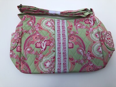 NEW Lemon Hill Crossbody Shoulder Bag/Purse Quilted - Pink Green - 42'' strap 