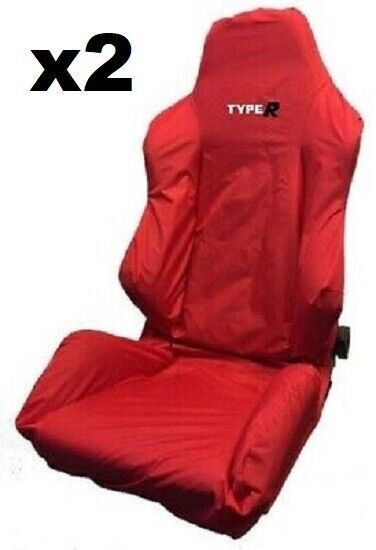 EMBROIDERED CAR SEAT COVERS TO FIT CIVIC EK9 INTEGRA DC2 TYPE R RECARO SEAT FN2