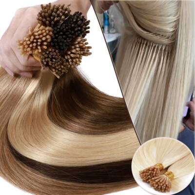 AAAA 100% Remy Human Hair Extensions I TIP Stick Tip Real Remy Human Hair 200S