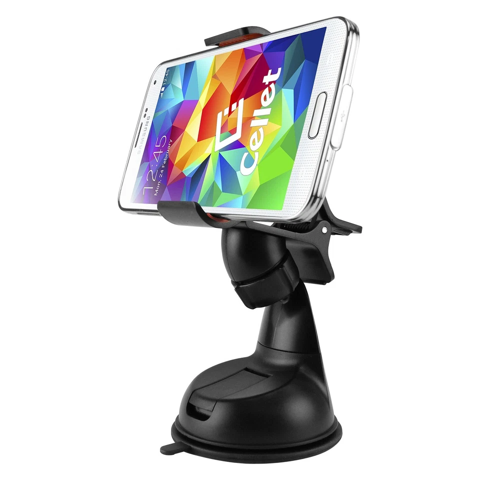 Car Dashboard Windshield Magnetic Phone Holder Mount Adjustable Universal Stand - Image 2 of 4