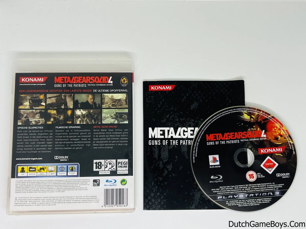 Metal Gear Solid 4: Guns of the Patriots, PlayStation 3, PS3, 2008