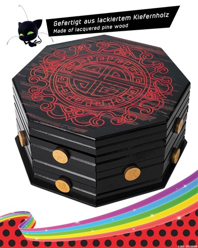 Miraculous Ladybug Schatulle aus Holz, Master Fu Miracle Box 26cm original - Bild 3 von 34
