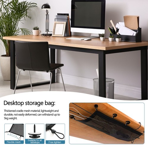 Cable Management Net Under Desk Kit, Cord Organizer Net for Office,Standing Desk - Picture 2 of 11