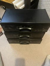 Three Game Card Storage Cases Fits 2500 Loose Unsleeved Cards