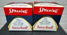 lot of 2 Vintage Spalding Official Pony League Baseballs 41-133 new Sealed Boxes