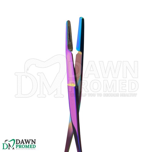 3 Pcs Olsen Hegar 6.5" Suture Needle Holder Rainbow Color Cutting Scissor Set - Picture 6 of 9