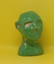 "Battle Scars-2" - Expensive Original Clay Sculpture, hand made and glazed.