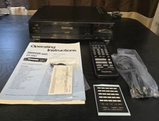 Panasonic PV-4961 VCR Video Cassette Recorder/Player W/ Remote + Manuals