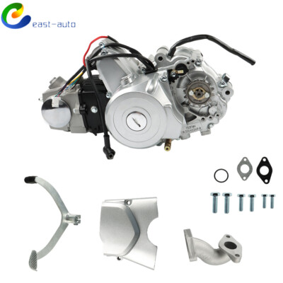 For ATV Quad Go Kart 125cc 4 Stroke ATV Engine Motor 3-Speed Semi Auto W/Reverse