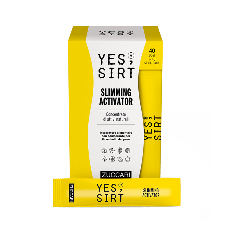 YES SIRT SLIMMING ACTIVATOR 40 stick-pack da 2,5g Zuccari