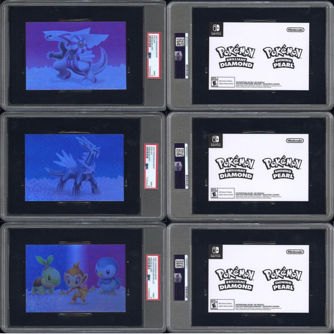 【Shining Diamond】PHOTO CARD Pokemon 2021 Rare Promotional Brilliant Diamond Shining