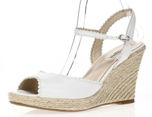 off white wedge shoes