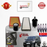 Inspektionskit Filter ÖL Kerzen Renault Espace IV 2.0 16V 120KW Von 2011->